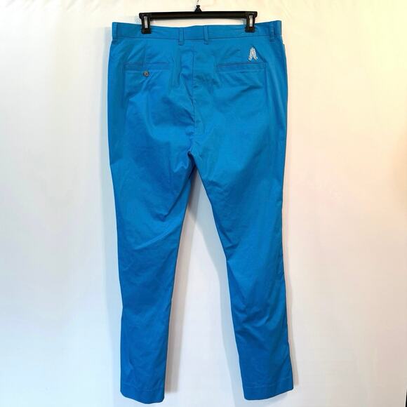 Royal and Awesome Golf Pant Size 40 x 34 NWT Bright Blue Solid Free Multitool - Picture 2 of 16